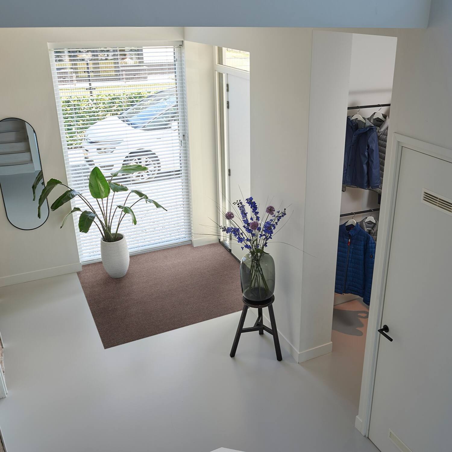 INTR. Moist Schoonloopmat | Antracietgrijs | 135cm
